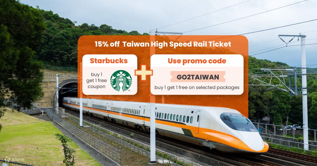 Taiwan High Speed Rail Ticket for non-Taiwanese - Klook United States